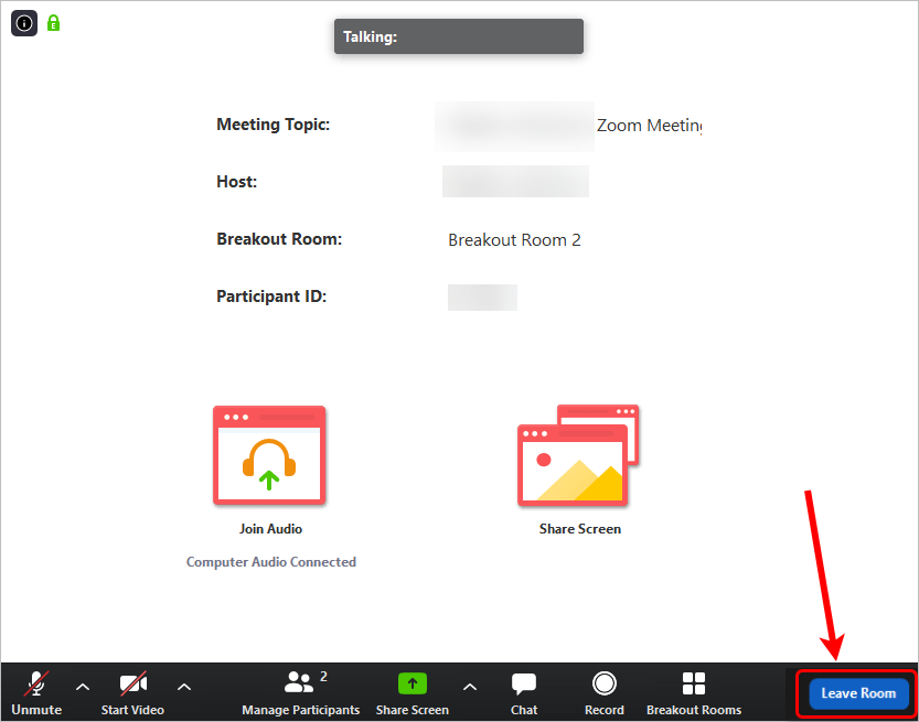 How To Leave Zoom Breakout Room Self Aware Self Defense